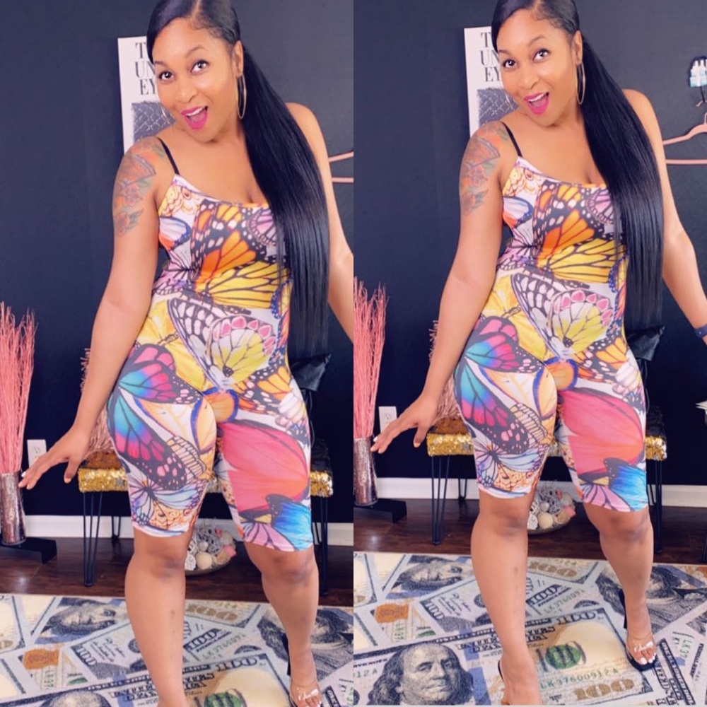 Biker Short Romper